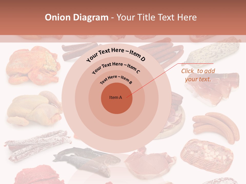 Different Meats PowerPoint Template