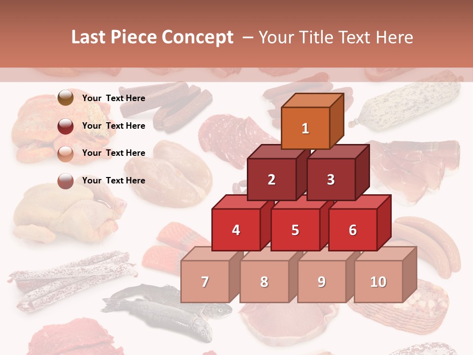 Different Meats PowerPoint Template