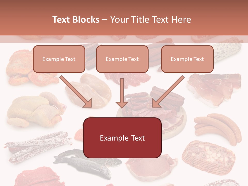 Different Meats PowerPoint Template
