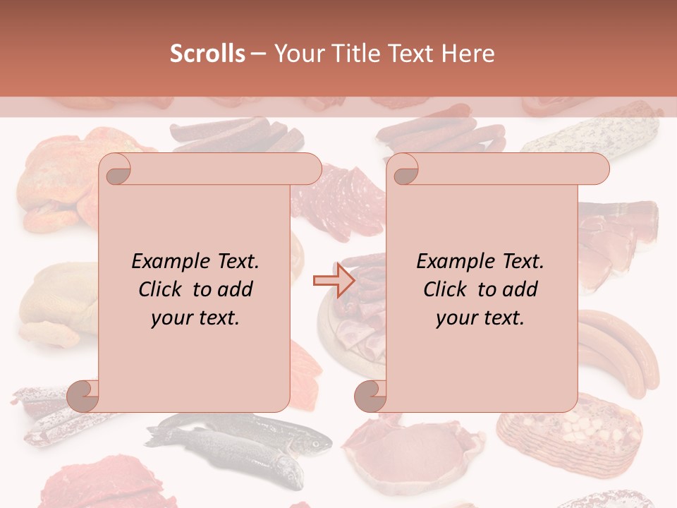 Different Meats PowerPoint Template