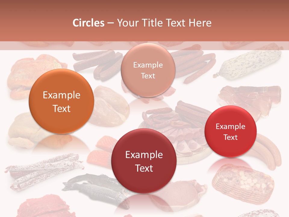 Different Meats PowerPoint Template