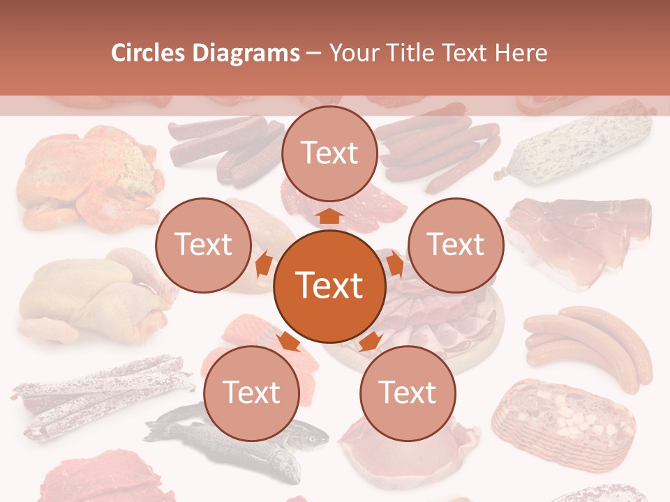 Different Meats PowerPoint Template