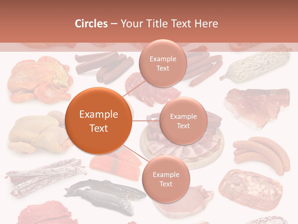 Different Meats PowerPoint Template