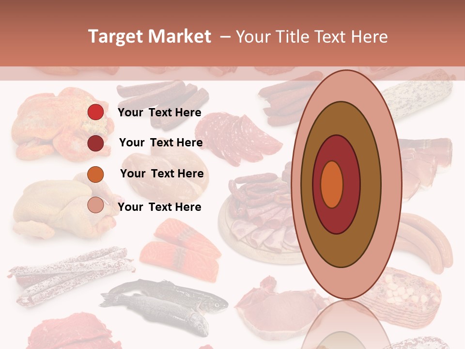 Different Meats PowerPoint Template