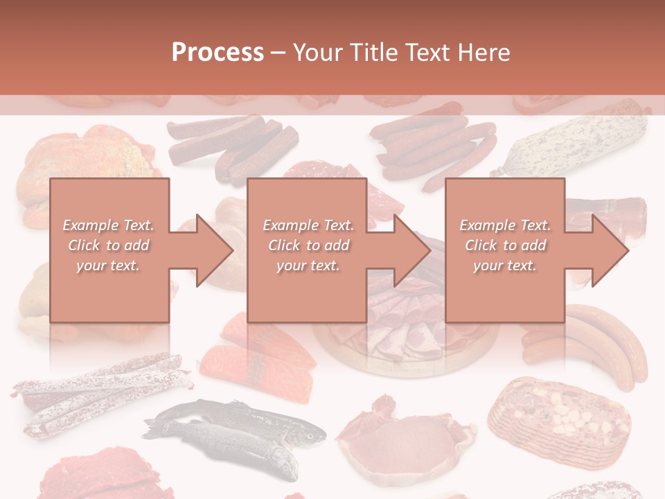 Different Meats PowerPoint Template