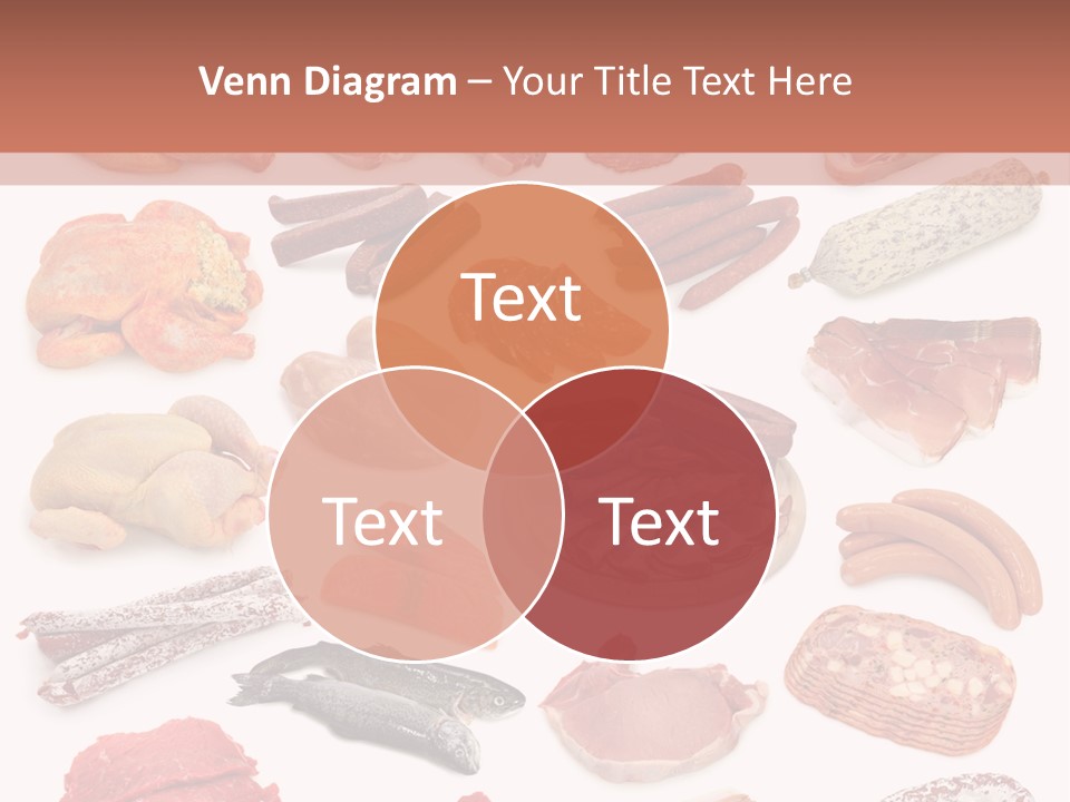 Different Meats PowerPoint Template