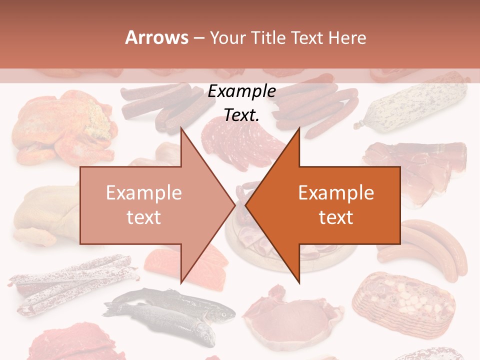 Different Meats PowerPoint Template