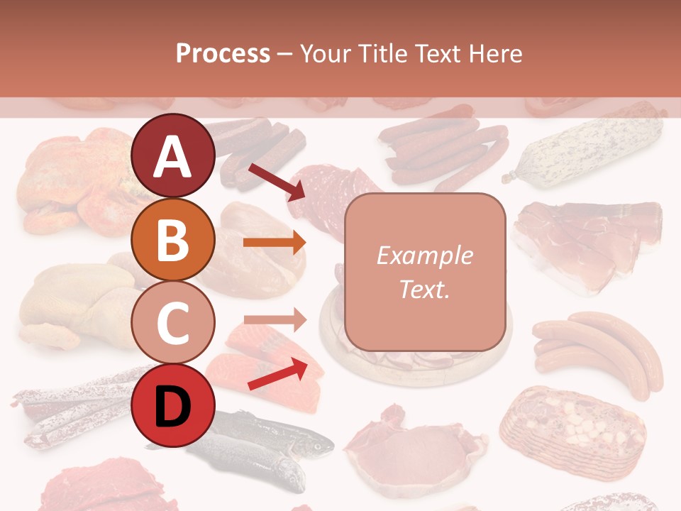 Different Meats PowerPoint Template
