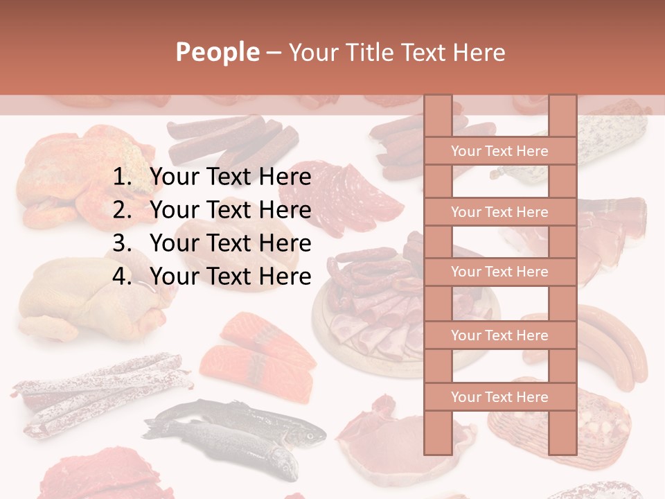 Different Meats PowerPoint Template