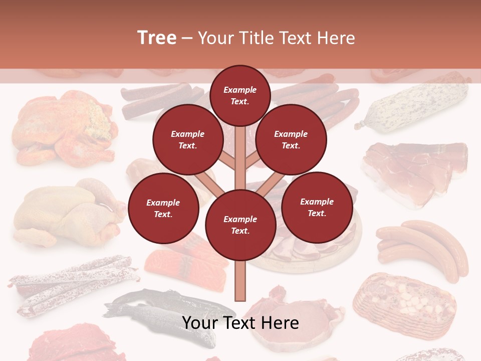 Different Meats PowerPoint Template