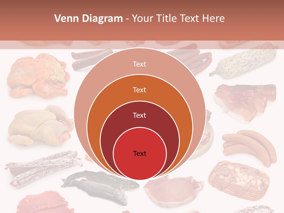 Different Meats PowerPoint Template