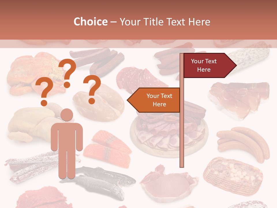 Different Meats PowerPoint Template