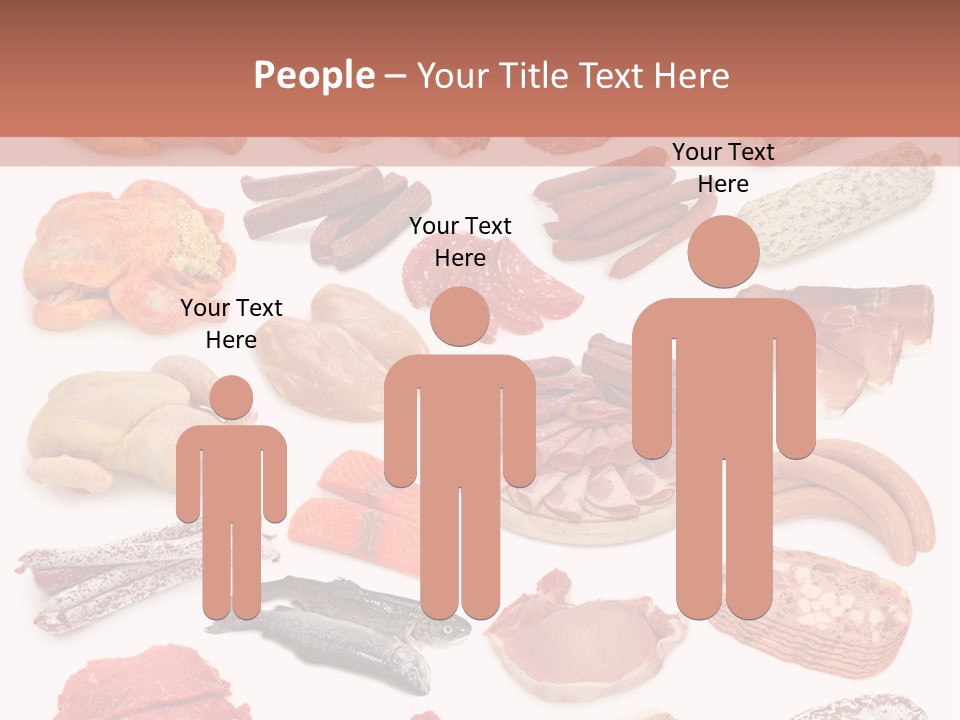 Different Meats PowerPoint Template