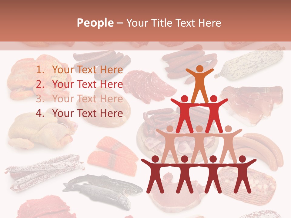 Different Meats PowerPoint Template