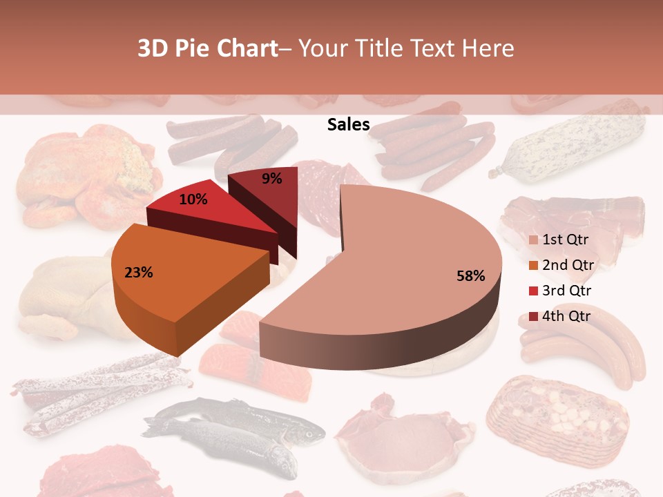 Different Meats PowerPoint Template