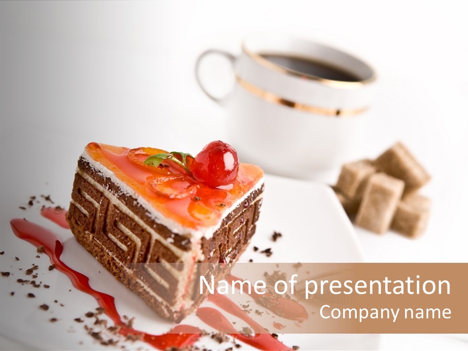 Coffee Cup PowerPoint Template