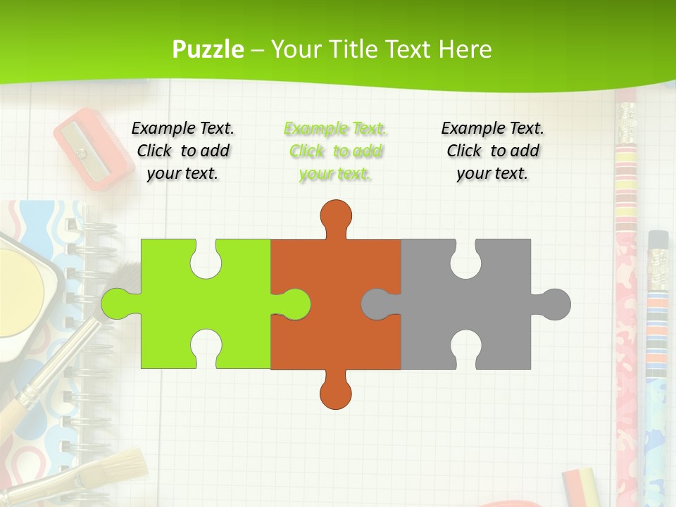 School Things PowerPoint Template