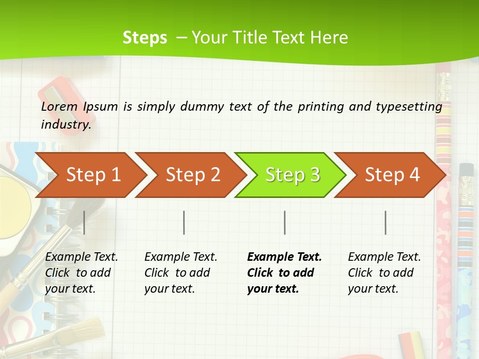 School Things PowerPoint Template