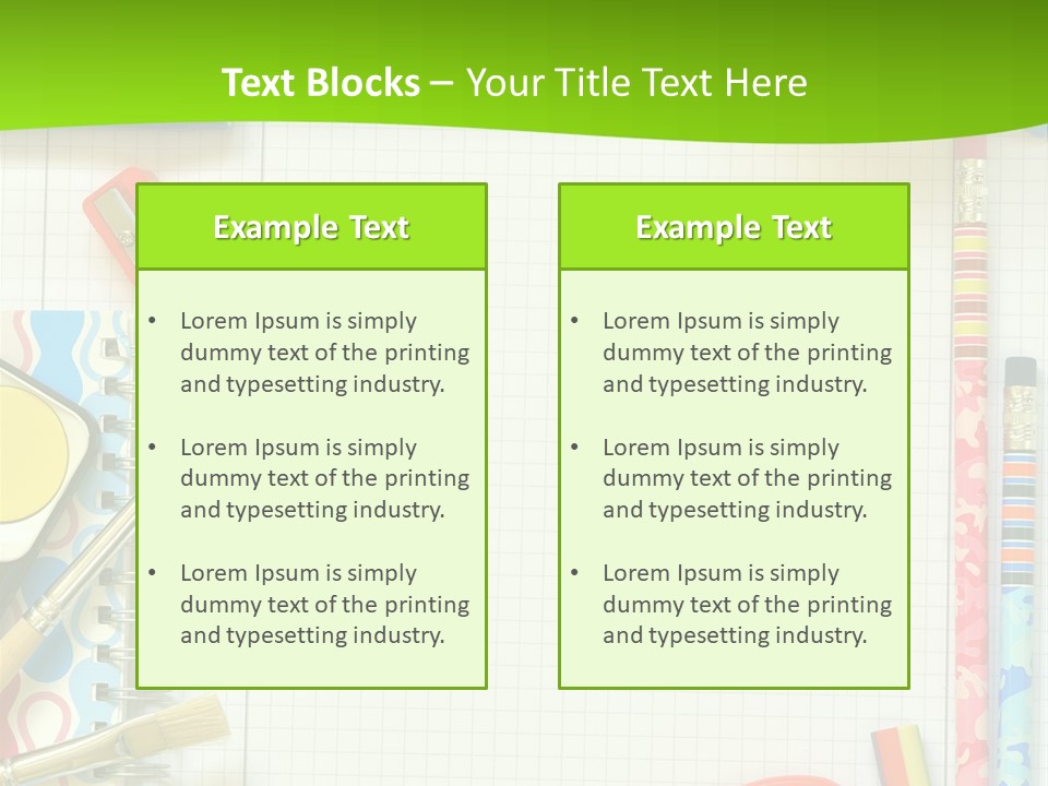 School Things PowerPoint Template