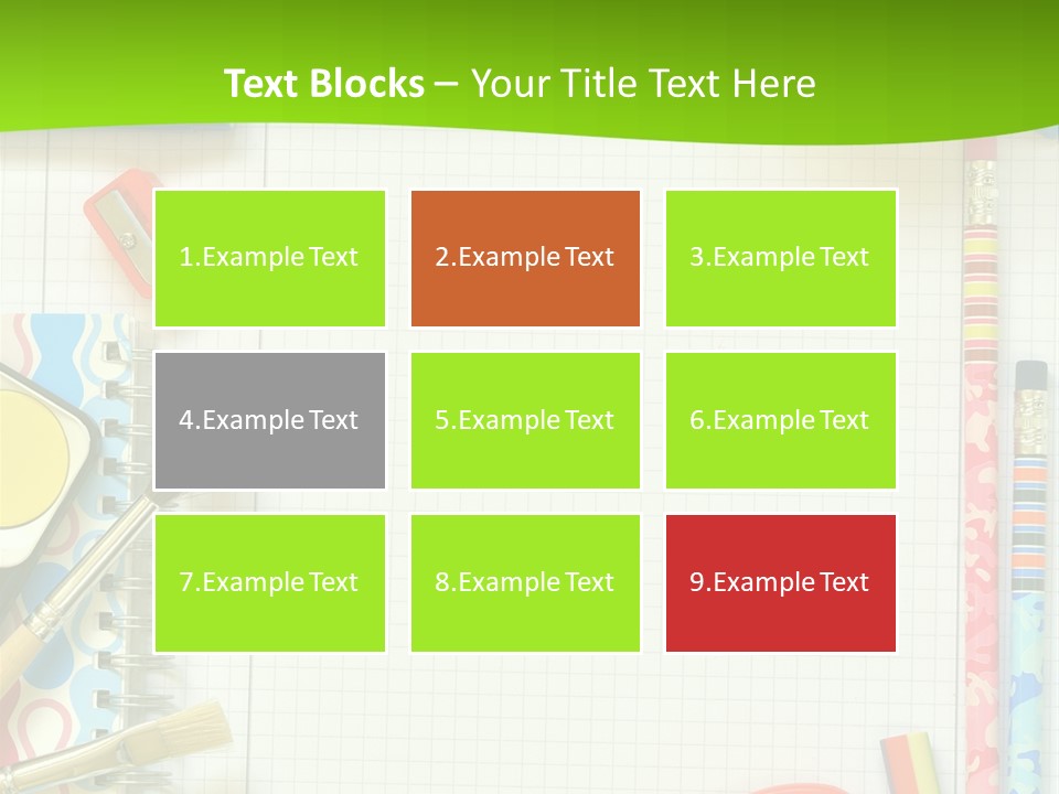 School Things PowerPoint Template