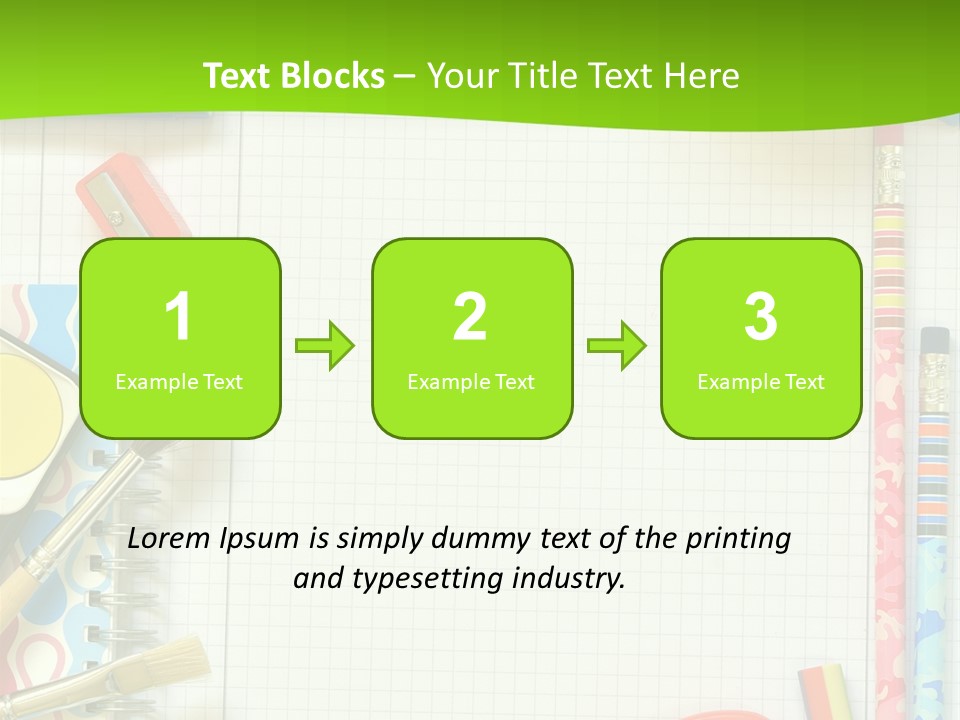 School Things PowerPoint Template
