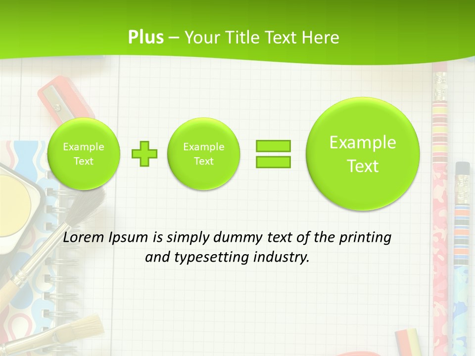 School Things PowerPoint Template