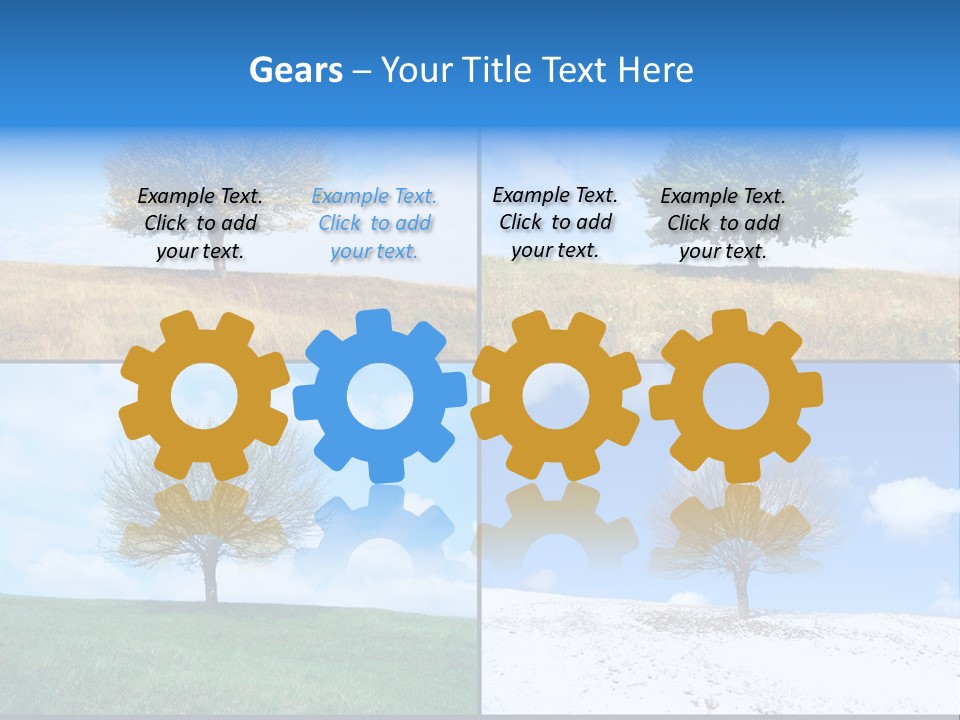 Bare Agriculture Lonely PowerPoint Template