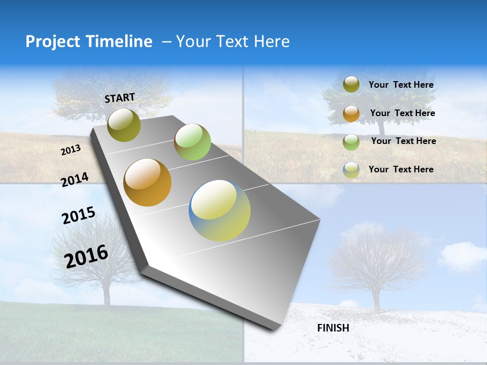 Bare Agriculture Lonely PowerPoint Template