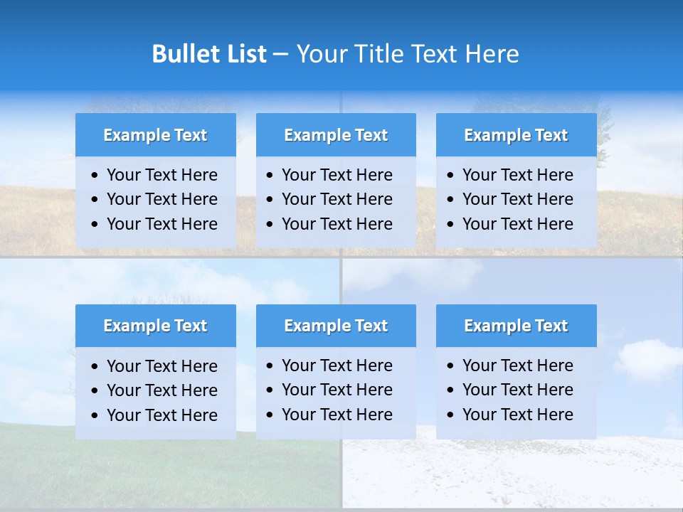 Bare Agriculture Lonely PowerPoint Template