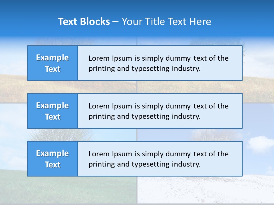 Bare Agriculture Lonely PowerPoint Template