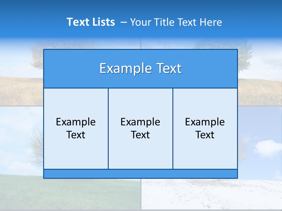 Bare Agriculture Lonely PowerPoint Template