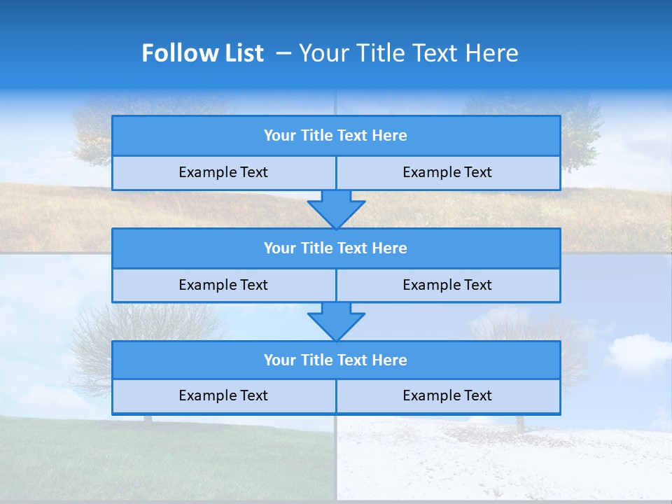 Bare Agriculture Lonely PowerPoint Template
