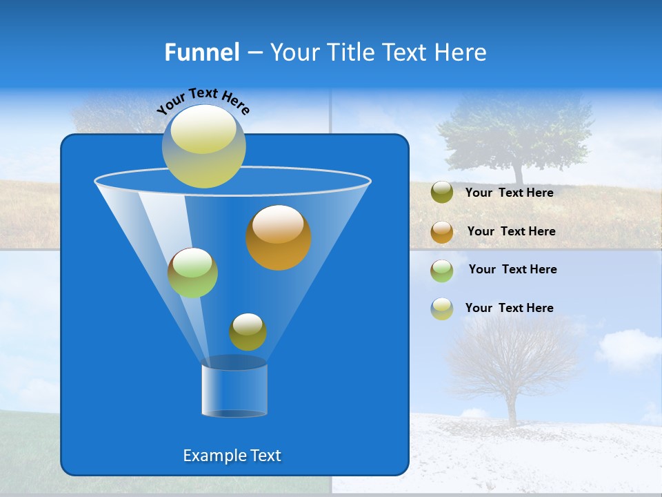 Bare Agriculture Lonely PowerPoint Template