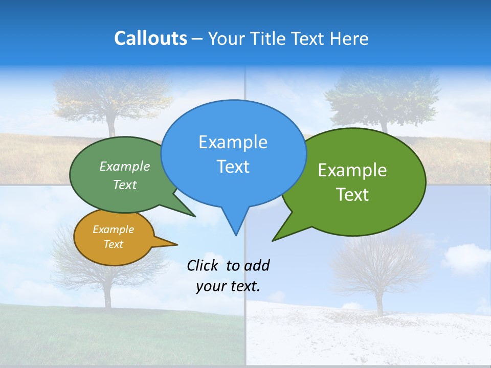 Bare Agriculture Lonely PowerPoint Template