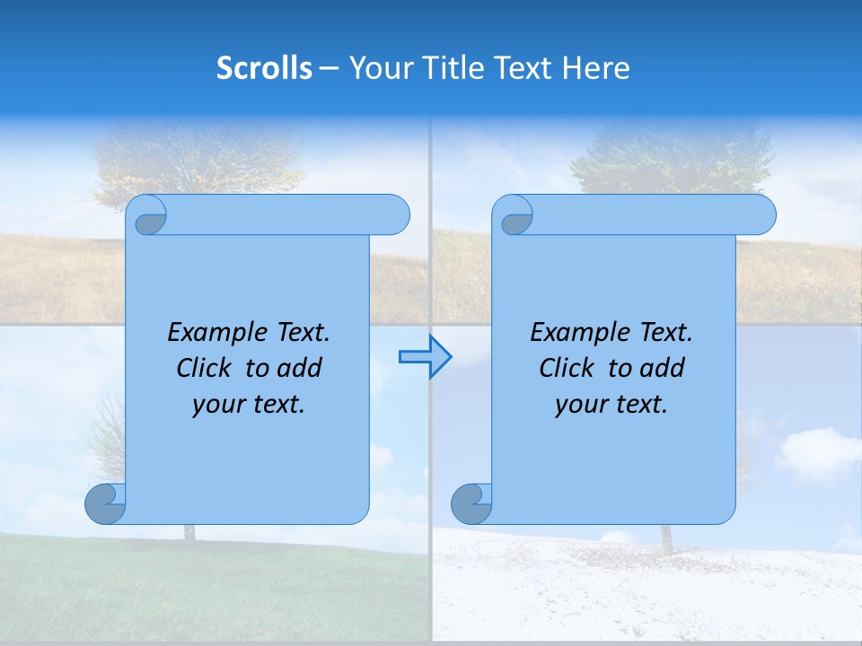 Bare Agriculture Lonely PowerPoint Template