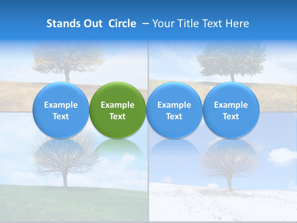 Bare Agriculture Lonely PowerPoint Template