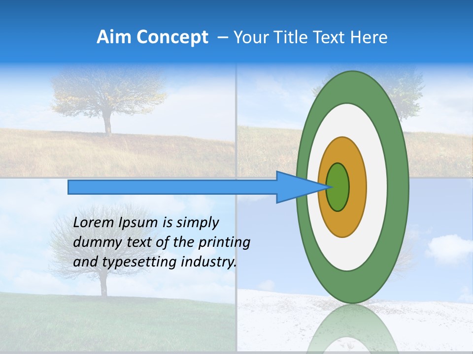 Bare Agriculture Lonely PowerPoint Template