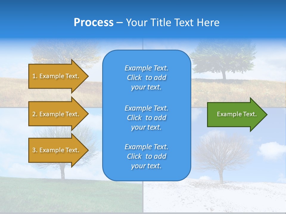 Bare Agriculture Lonely PowerPoint Template
