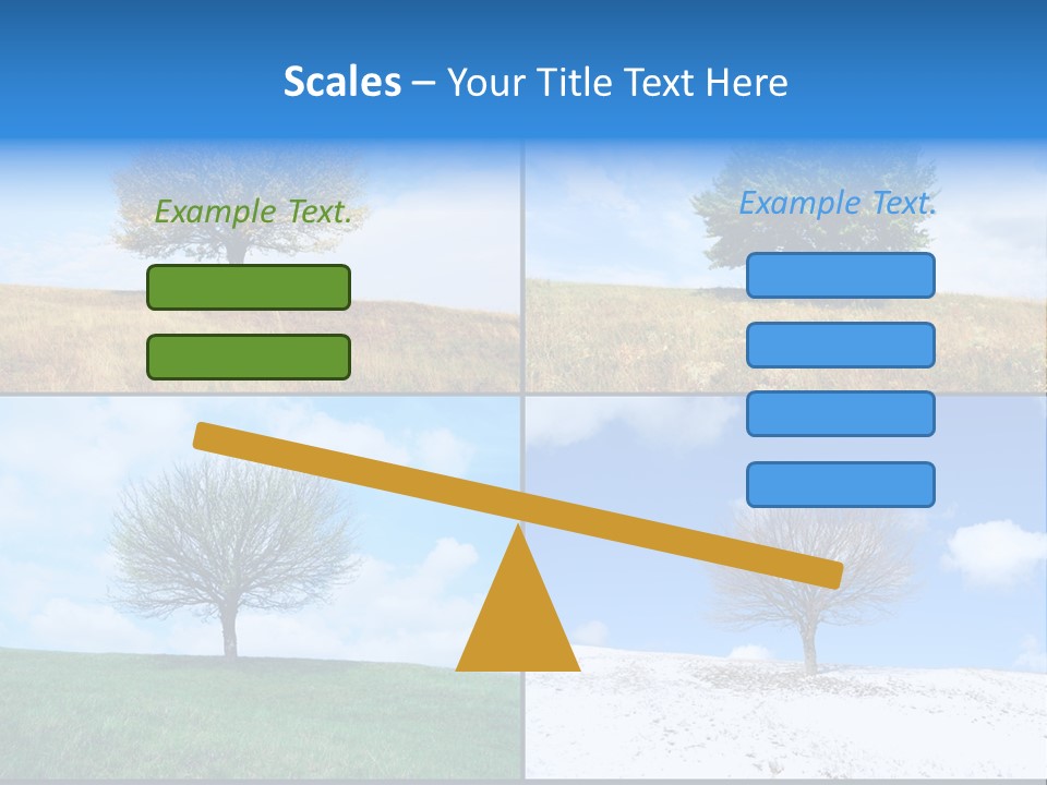 Bare Agriculture Lonely PowerPoint Template