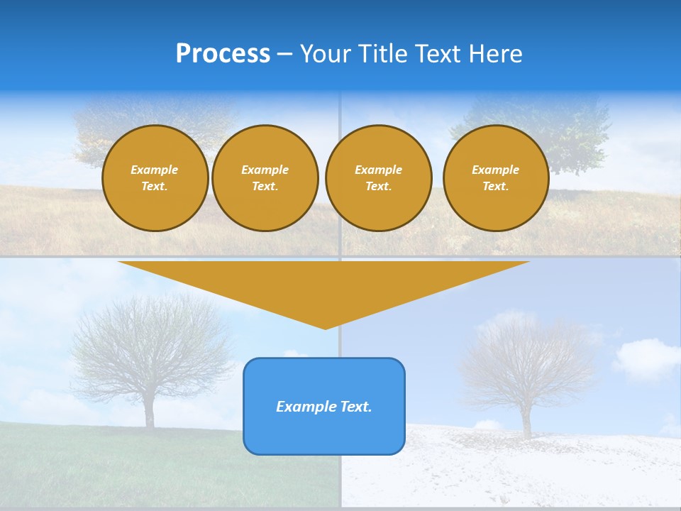 Bare Agriculture Lonely PowerPoint Template