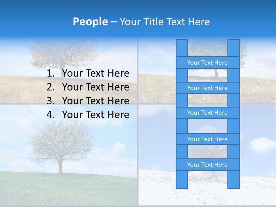 Bare Agriculture Lonely PowerPoint Template