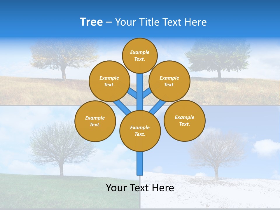 Bare Agriculture Lonely PowerPoint Template