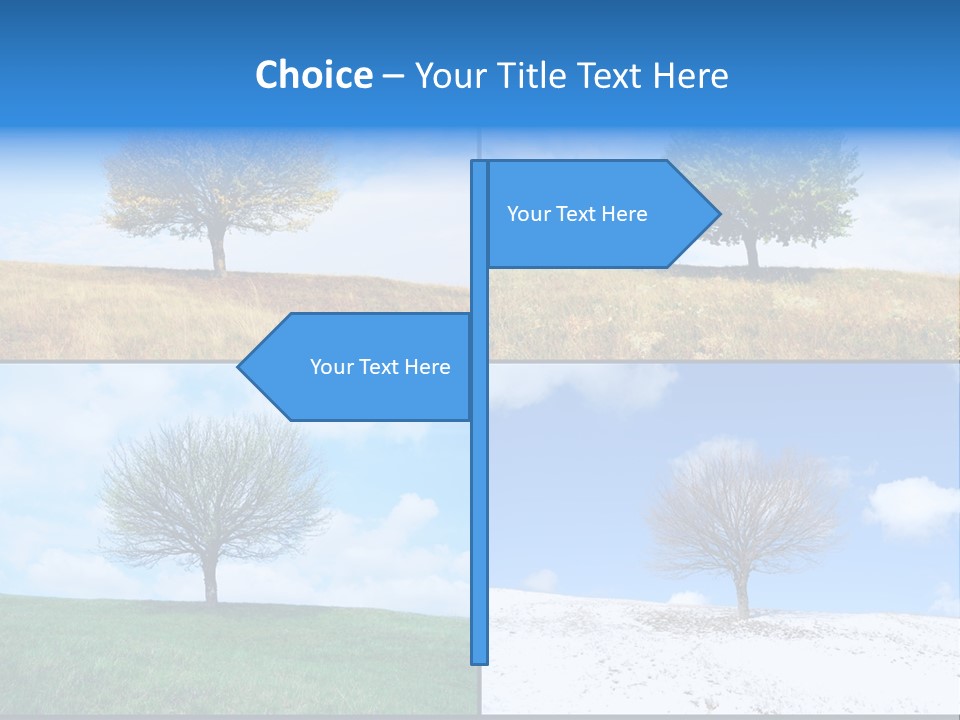 Bare Agriculture Lonely PowerPoint Template