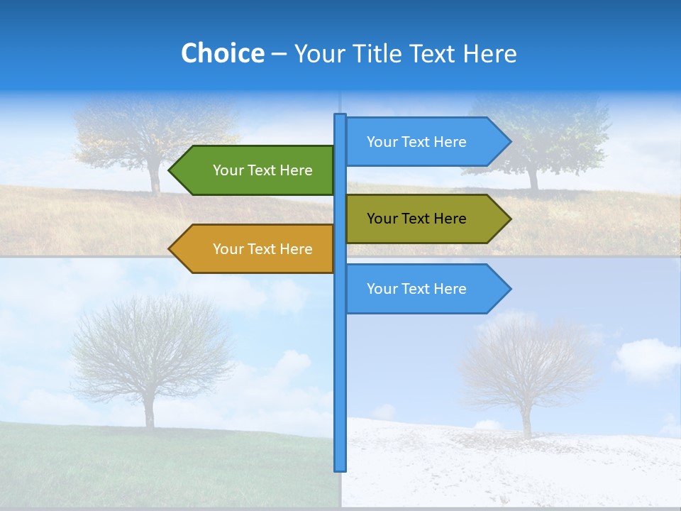 Bare Agriculture Lonely PowerPoint Template