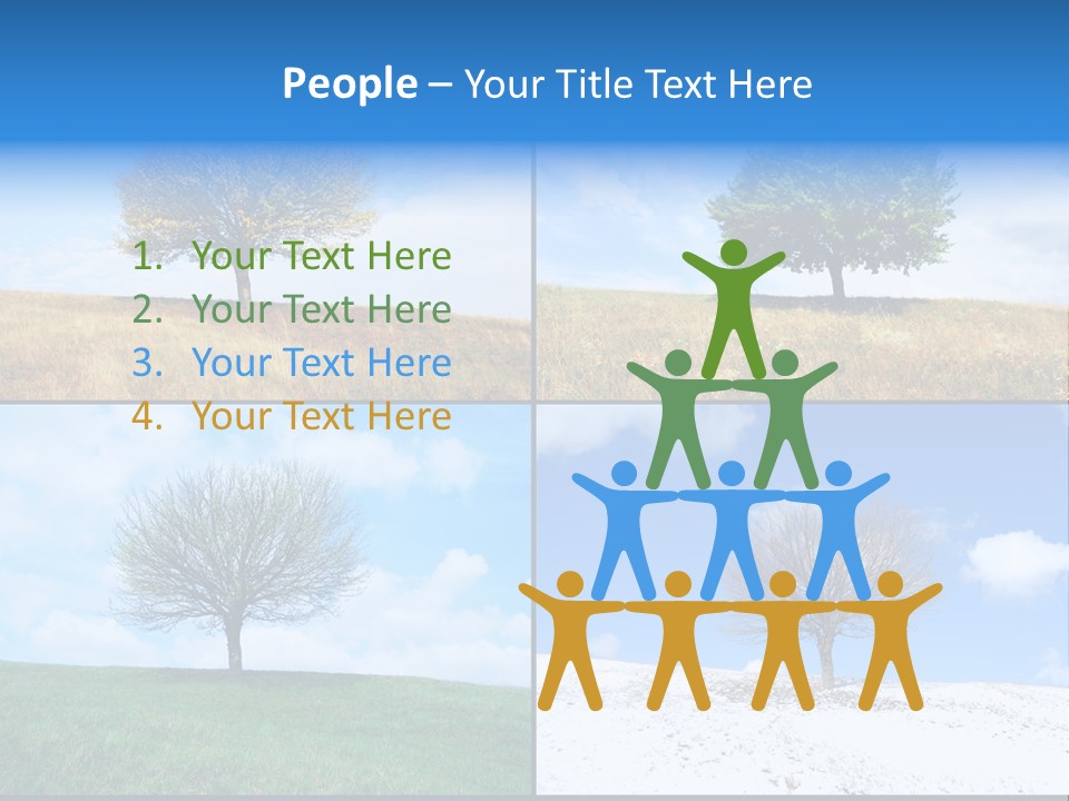 Bare Agriculture Lonely PowerPoint Template