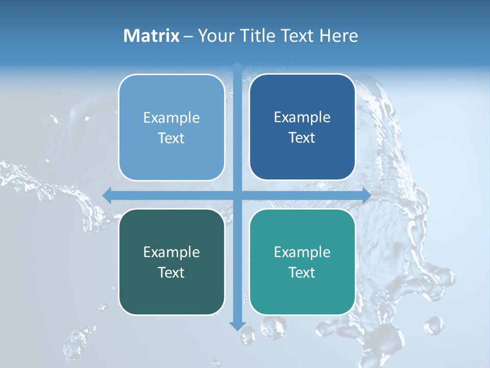 Water Abstract PowerPoint Template
