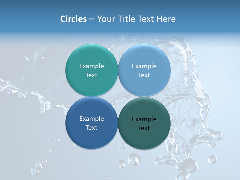 Water Abstract PowerPoint Template