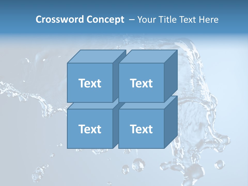Water Abstract PowerPoint Template