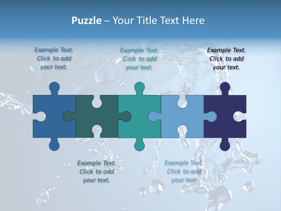Water Abstract PowerPoint Template