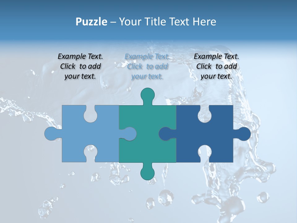 Water Abstract PowerPoint Template